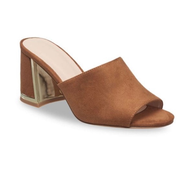 H by Halston Spain Chunky Block Heel open toe dress sandals - Picture 1 of 8